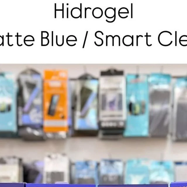 Láminas de hidrogel Matte Blue y Smart Clear